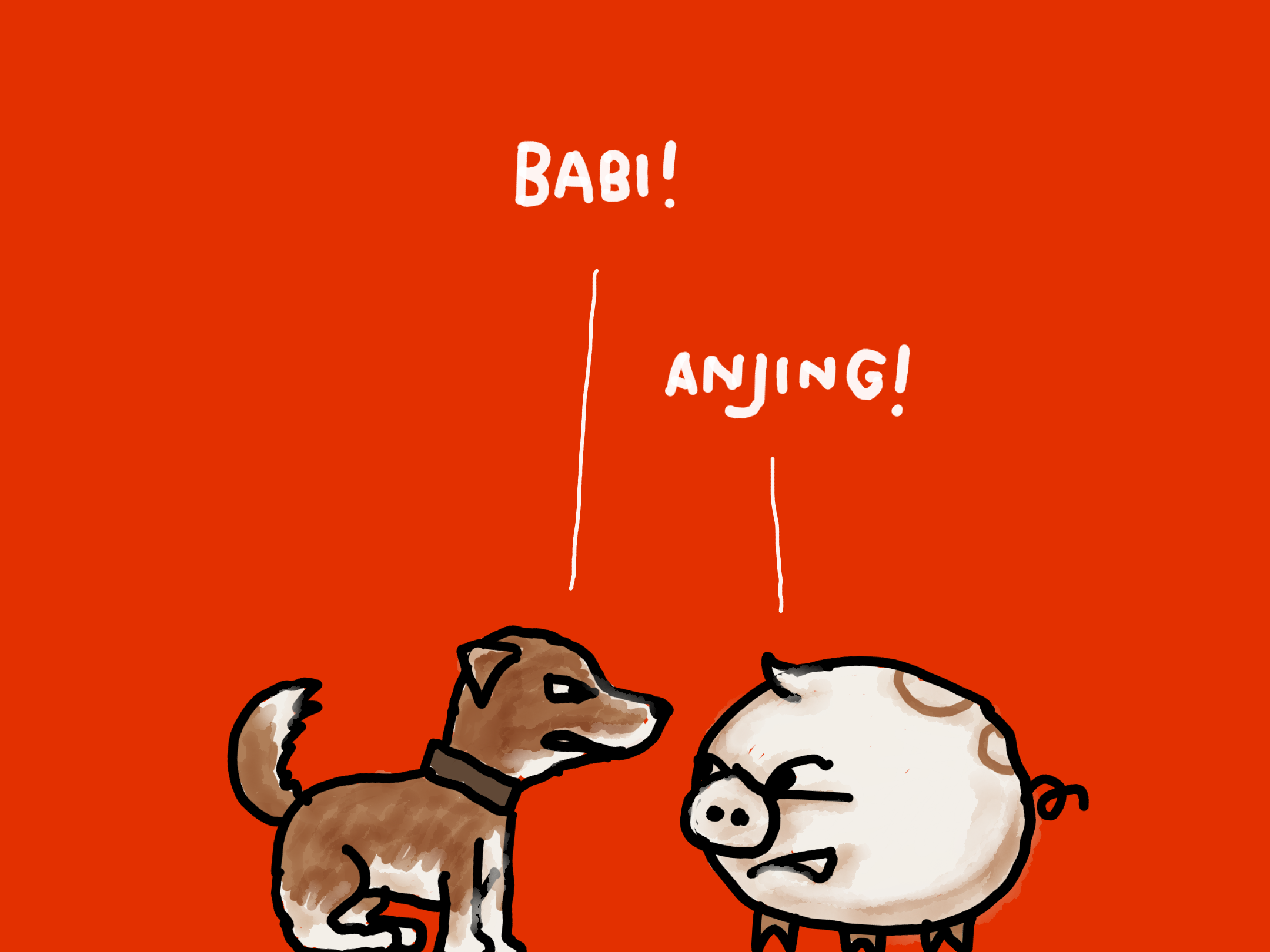 Babi dan Anjing