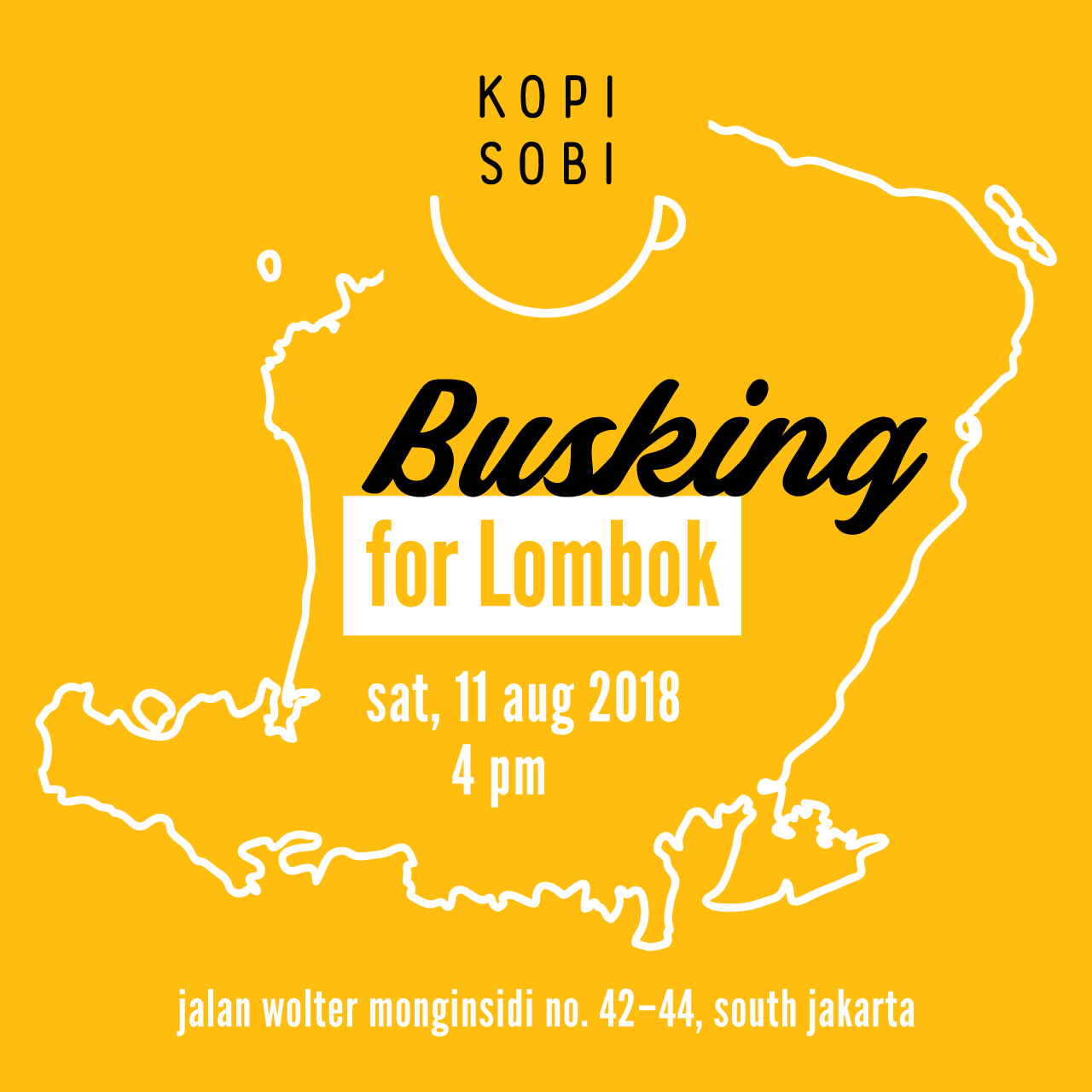 Kopi Sobi Busking for Lombok