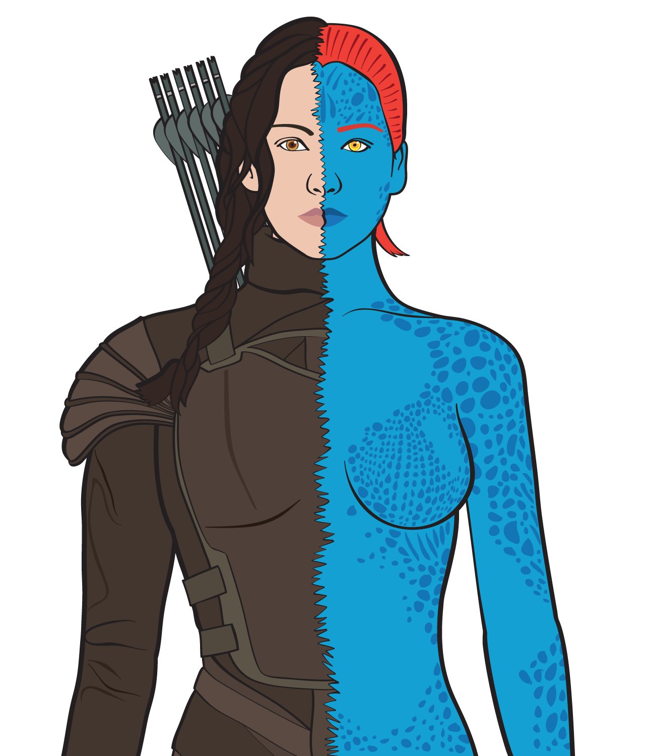 Katniss/Mystique