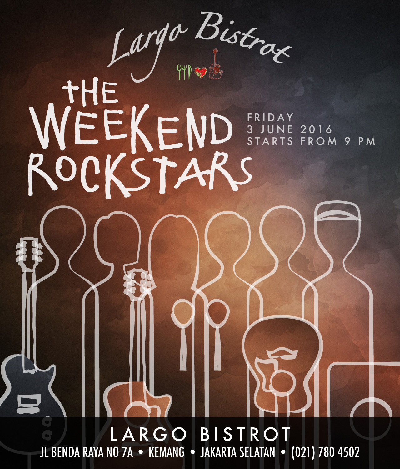 The Weekend Rockstars at Largo Bistrot