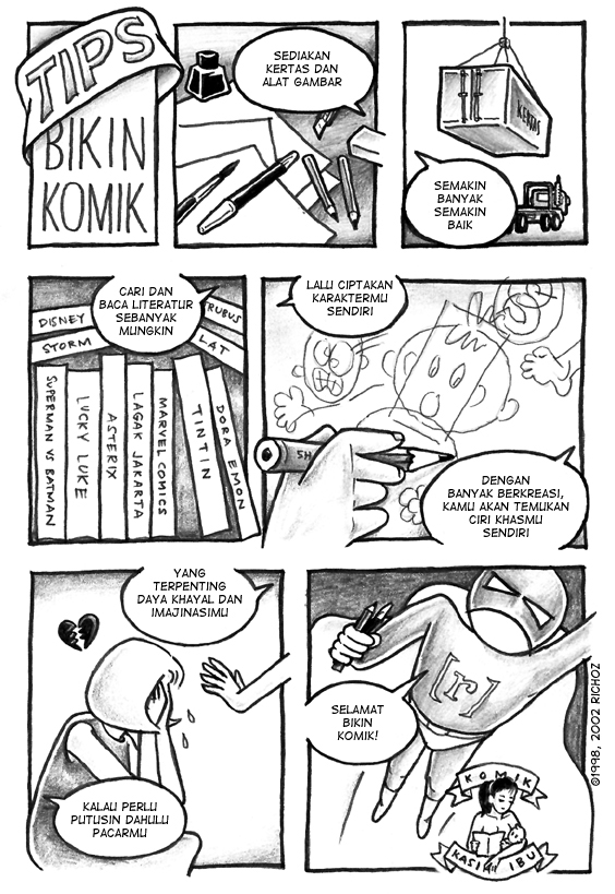 Tips Bikin Komik